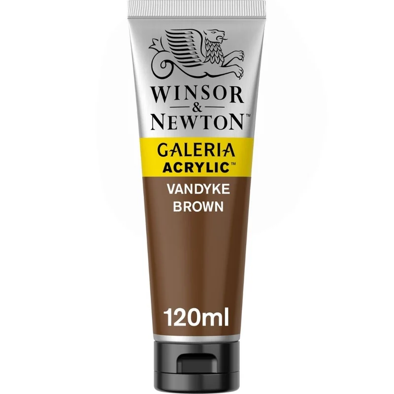 Tinta Acrílica Galeria Winsor & Newton 120ml 676 Vandyke Brown