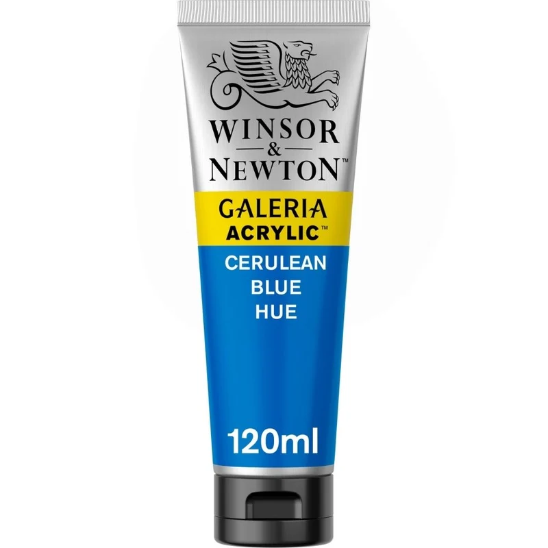 Tinta Acrílica Galeria Winsor & Newton 120ml 138 Cerulean Blue