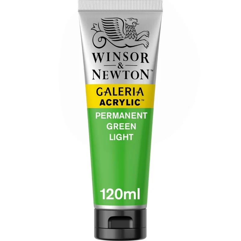 Tinta Acrílica Galeria Winsor & Newton 120ml 483 Permanent Green Light