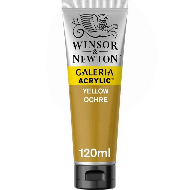 Tinta Acrílica Galeria Winsor & Newton 120ml 744 Yellow Ochre