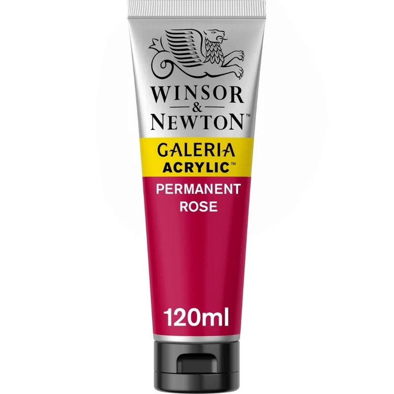 Tinta Acrílica Galeria Winsor & Newton 120ml 502 Permanent Rose