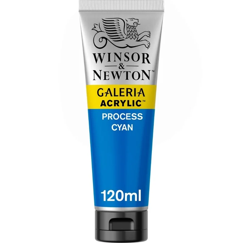 Tinta Acrílica Galeria Winsor & Newton 120ml 535 Process Cyan