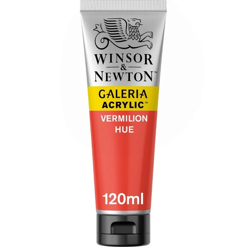 Tinta Acrílica Galeria Winsor & Newton 120ml 682 Vermilion Hue