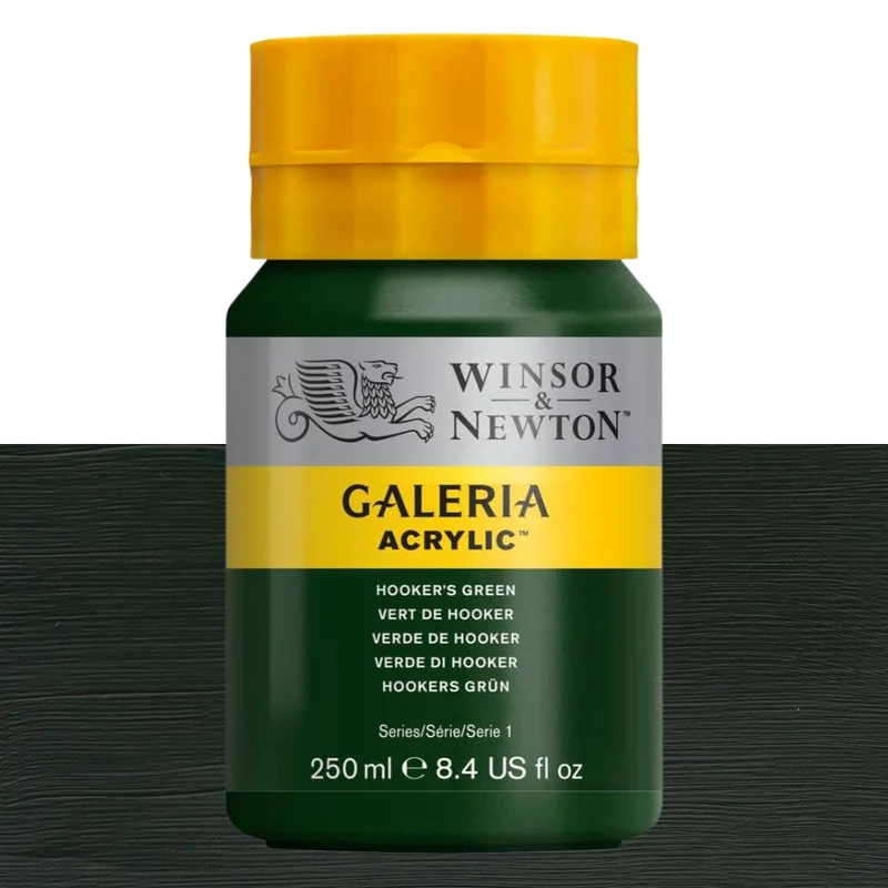 Tinta Acrílica Galeria Winsor & Newton 250ml 311 Hooker's Green