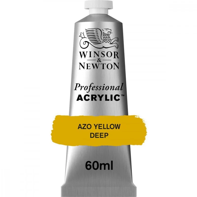 Tinta Acrílica Professional Winsor & Newton 60ml S2 039 Azo Yellow Deep