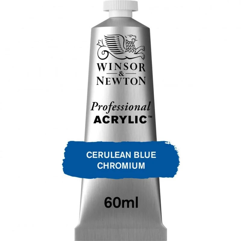 Tinta Acrílica Professional Winsor & Newton 60ml S4 130 Cerulean Blue Chromium