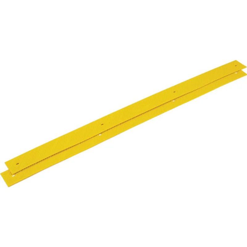Grip Strip Anti-Slip Strip - Yellow Plastic - Pack of 2 - 32-in L x 2-in W