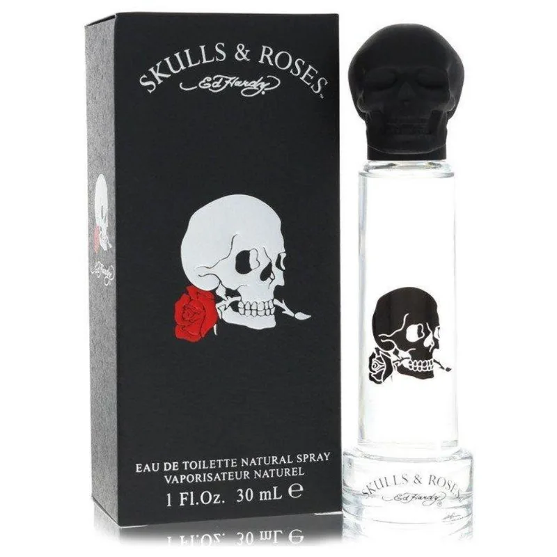 Perfume Masculino Skulls &amp; Roses By Christian Audigier 30 Ml