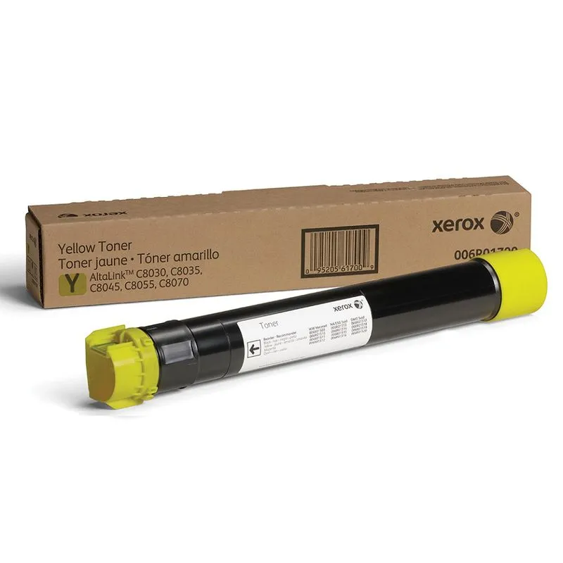 Toner Amarelo - Impressora Xerox AltaLink C8030 / C8035 / C8045 / C8055 / C8070 ATé 15.000 PáGINAS