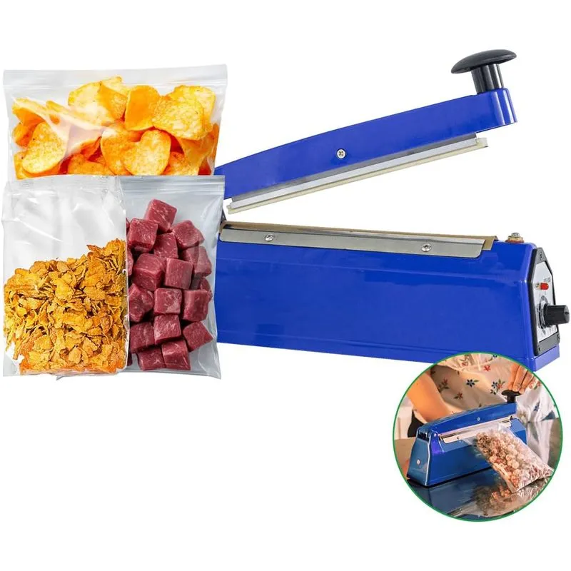 Super Seladora Manual Plástico 20cm Com Temporizador Sacolé Geladinho 220v