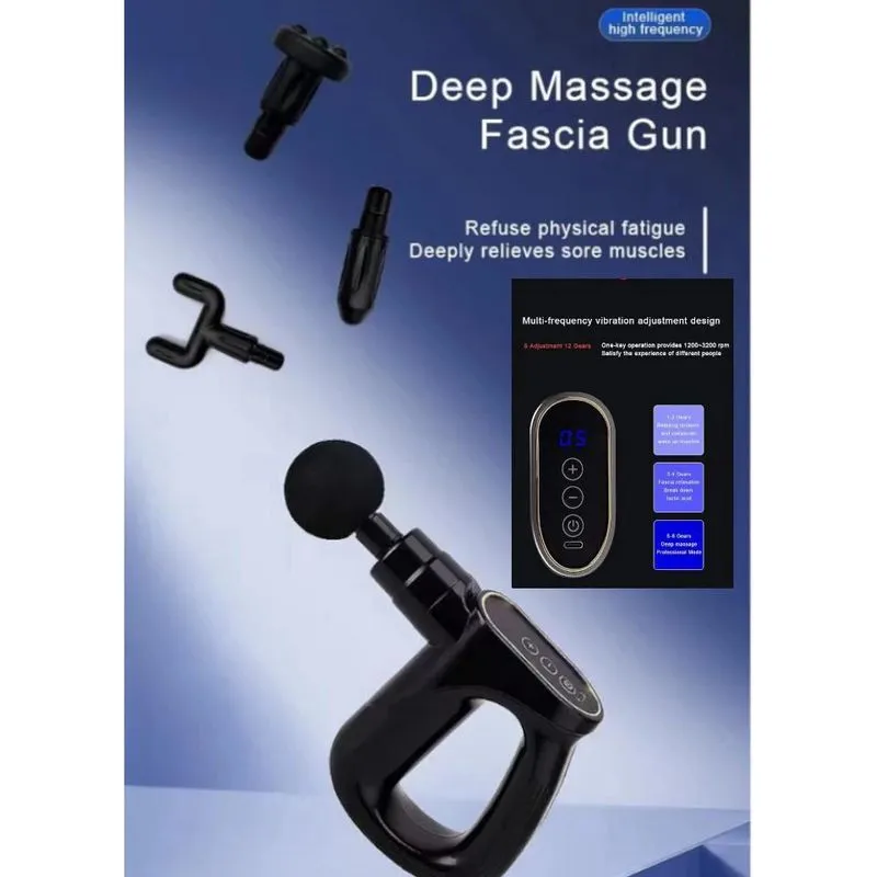 Ultra Massageador Elétrico Portátil Profissional Muscular 6