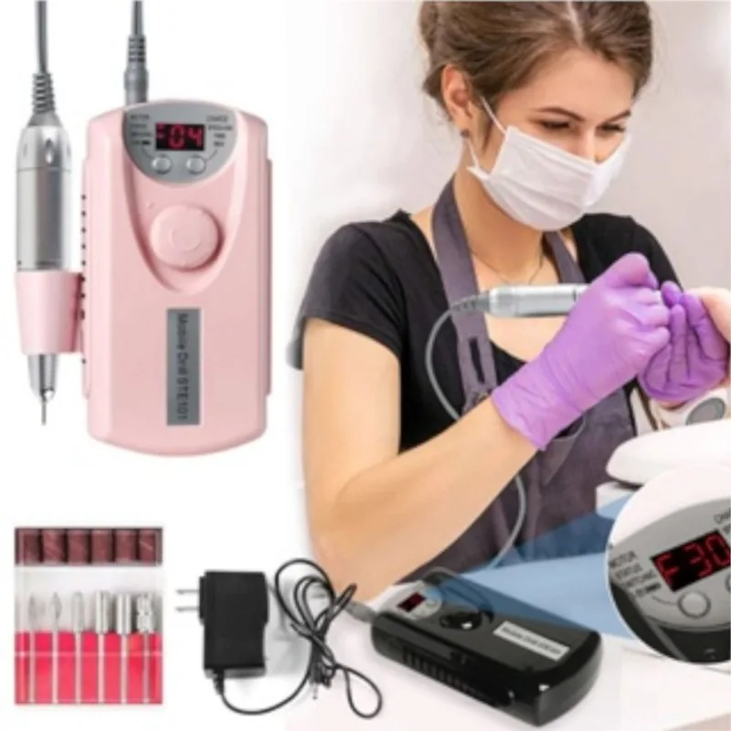 Ultra Lixadeira Unha Lixa Elétrica Recarregável Portátil Gel Sem Fio Completo - Original - 1° Linha