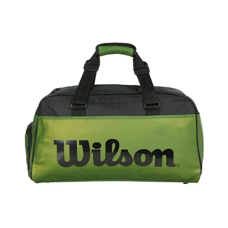 Bolsa Wilson Esp Super Tour Small Duffle Blade Preto E Verde