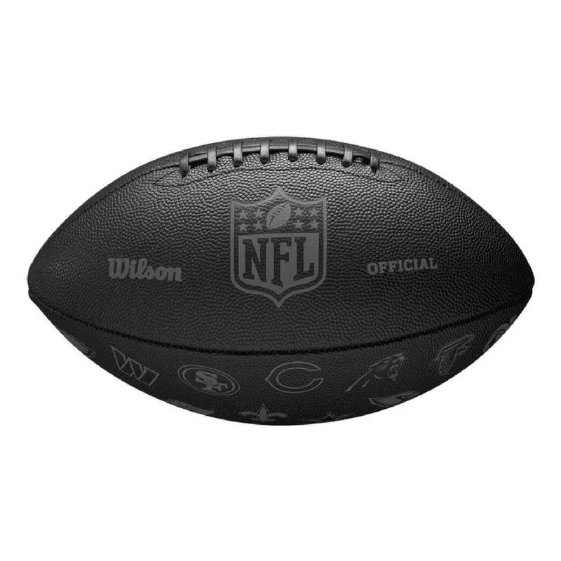 Bola De Futebol Americano NFL 32 Team Football Black Oficial Preto Wilson