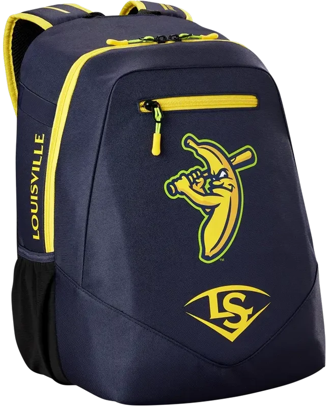 Louisville Slugger Savannah Bananas Powerized Stick Pack Backpack WB57636 - Navy Blue-Navy Yellow