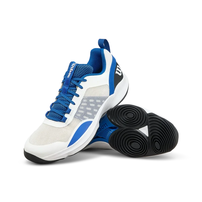 Wilson HURAKN Pro V2 Men's Padel Shoes White Blue-Royal / 9.5