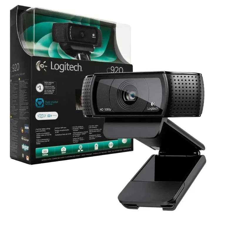 Câmera webcam Full HD Logitech C920