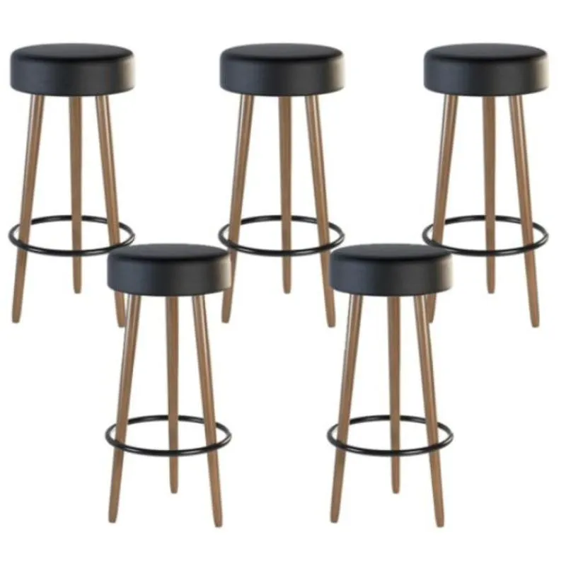 Kit 05 Banquetas Salaone Londres Preto