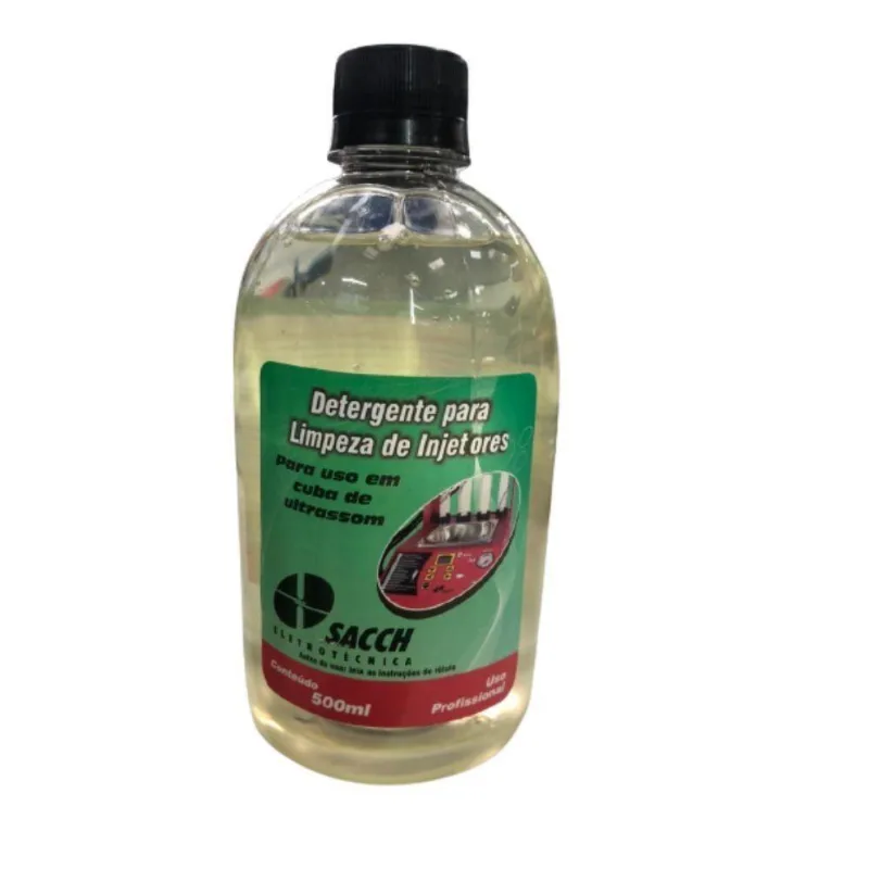 Detergente Líquido Para Limpeza De Bicos Injetores 500ml Uso Na Cuba Ultrassónica 42 Sacch