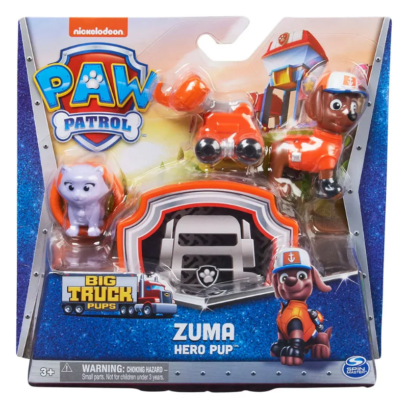 Paw Patrol Figura de Héroe Pup Zuma 6064391Z