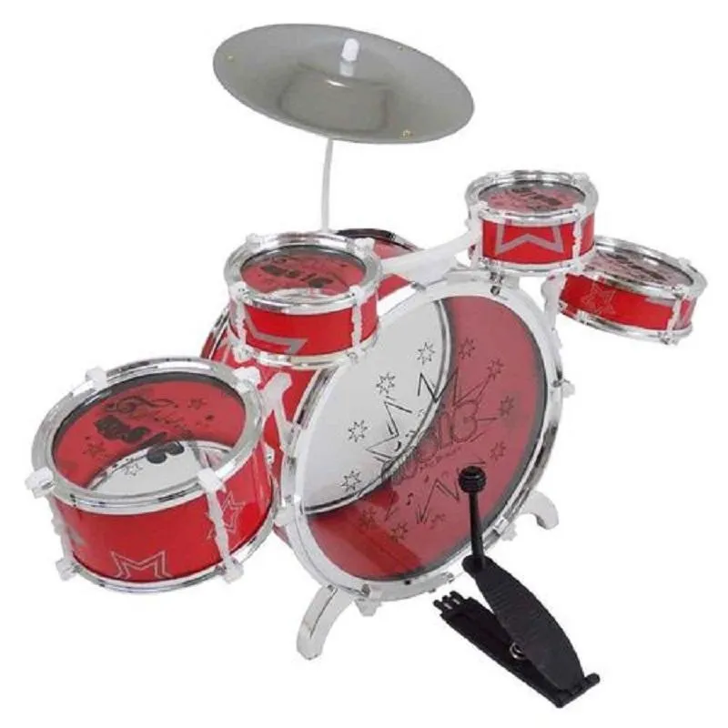 Bateria Musical Vermelho Bt383 - Fenix