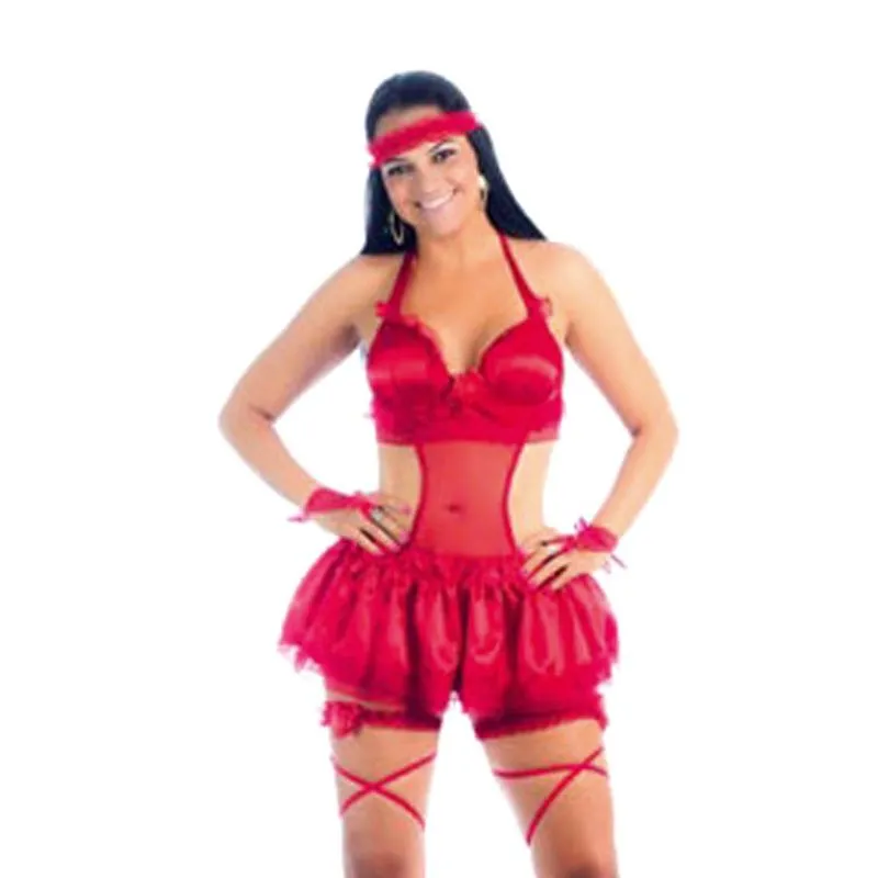 Kit Fantasia Noiva Fogosa Pimenta Sexy - Miess