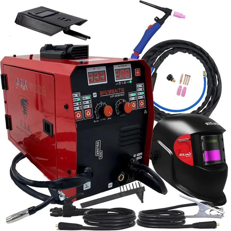 Máquina De Solda Mig/tig/eletrodo Bivolt 150a - 6mm