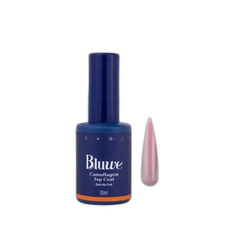 Bluwe Top Coat Camuflagem Querido Pink 10ml