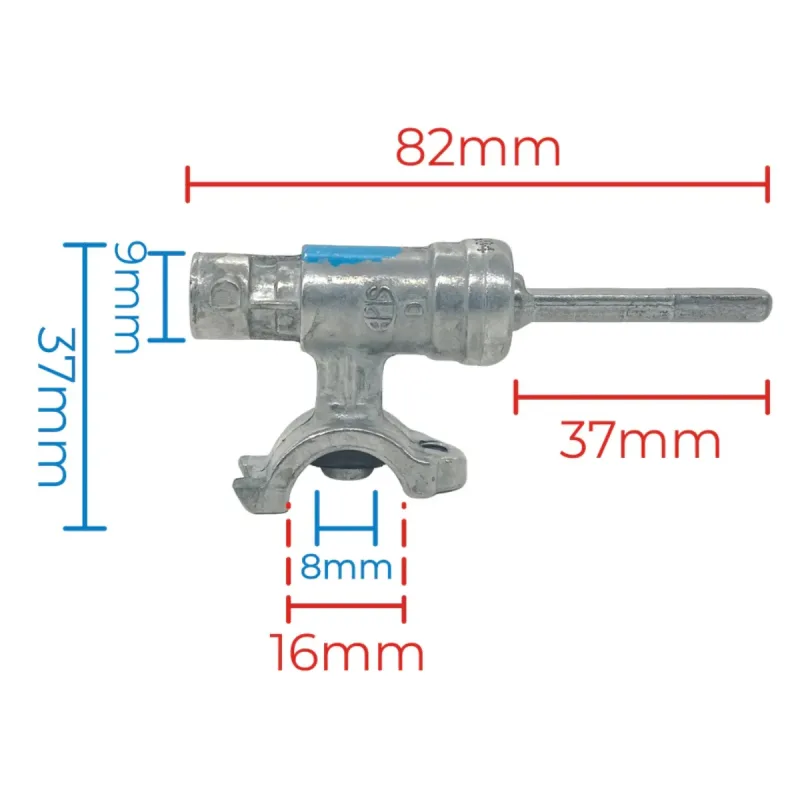 REGISTRO RAMAL APIS ELECTROLUX ENCAIXE C/CAVALET 1FURO 41410221 - Tec-Fogoes