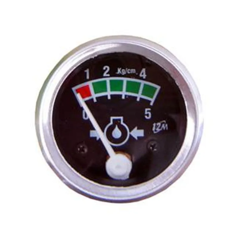 12M02165 Indicador De Pressão Óleo 12V 52Mm Massey Fergusson Colheitadeira Rosca: M10X1,0 Escala 0 A