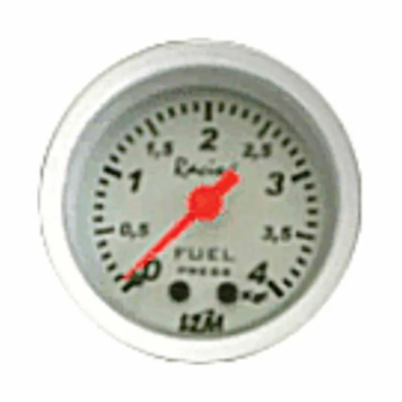 12M02365 Manômetro Pressão Bomba Combustível 52Mm Fundo Aro De Alumínio Escala 0 A 4 Kgf Fornec: