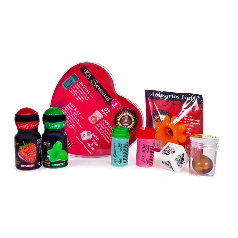 Kit Sensual 7 Itens Garji