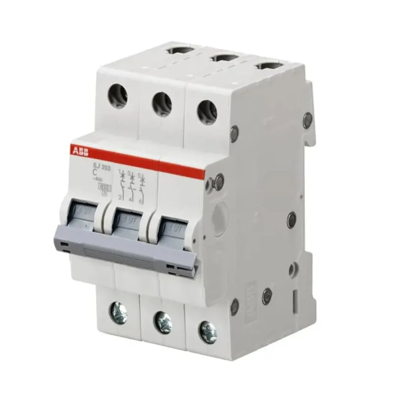 MINI DISJUNTOR TRIPOLAR ABB | 3P C40 | SJ203T-C40