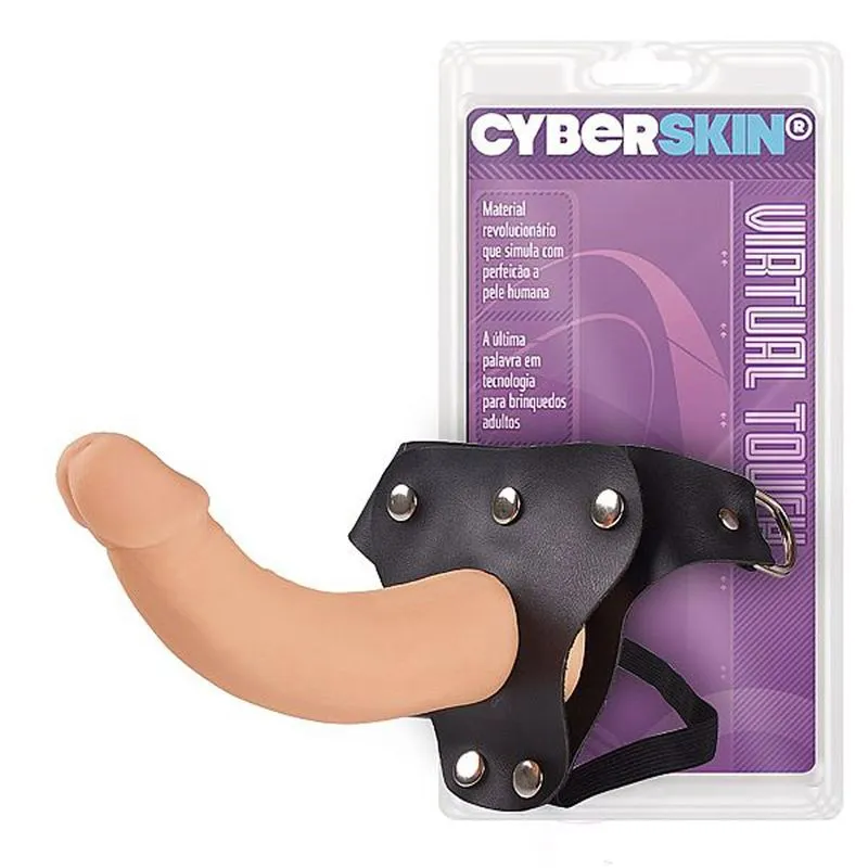 Strap On - Prótese em Cyber Skin® -16x5cm com esqueleto - Miess