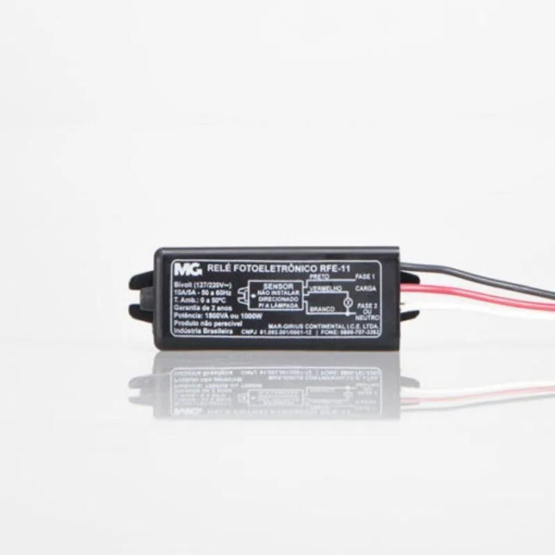 Relé Fotoelétrico Rfe-11 - 1000w - Bivolt