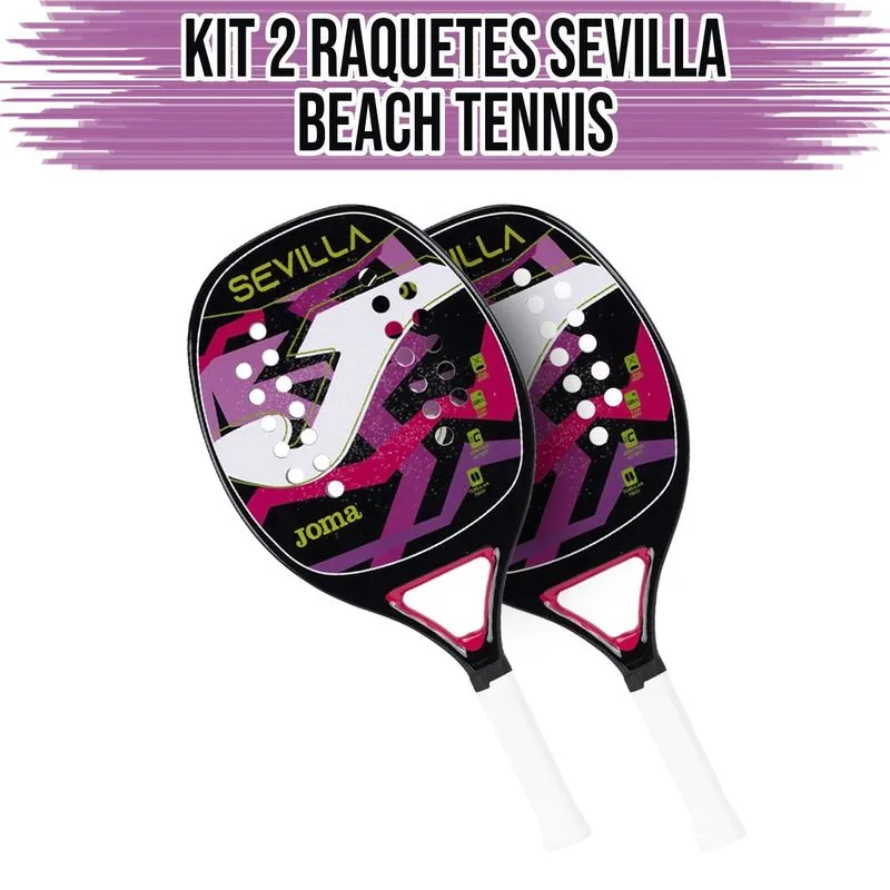 Kit 02 Raquete Beach Tennis Sevilla - Joma
