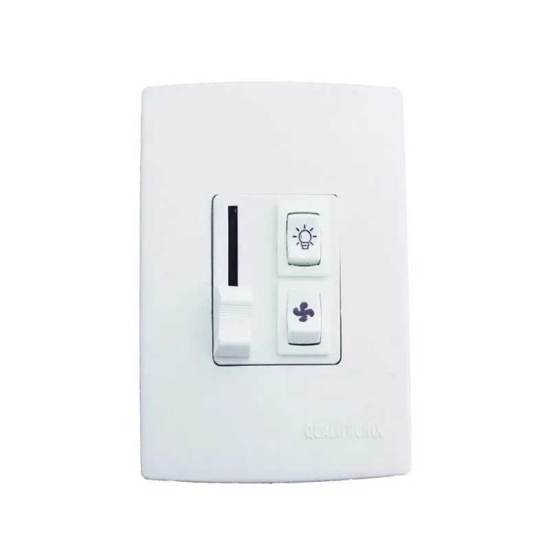 Controle Ventilador Deslizante 1 Lamp Qualitronix Qv36