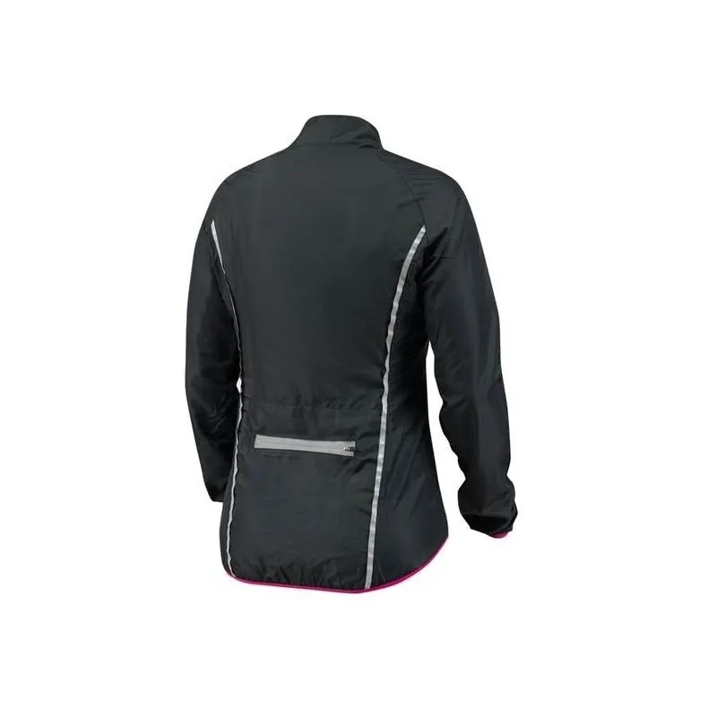 Jaqueta corta vento ciclismo feminina Free Force Sport GG / Preto