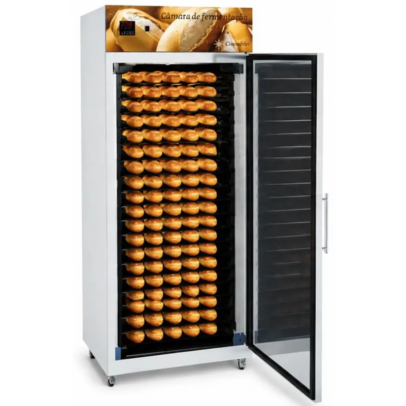 Câmara Climática 20 Esteiras 58x70 500 Pães Inox 220V - Chima Frio
