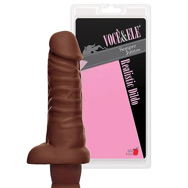 Prótese Nervoso com Vibro Marrom Adão e Eva - Miess