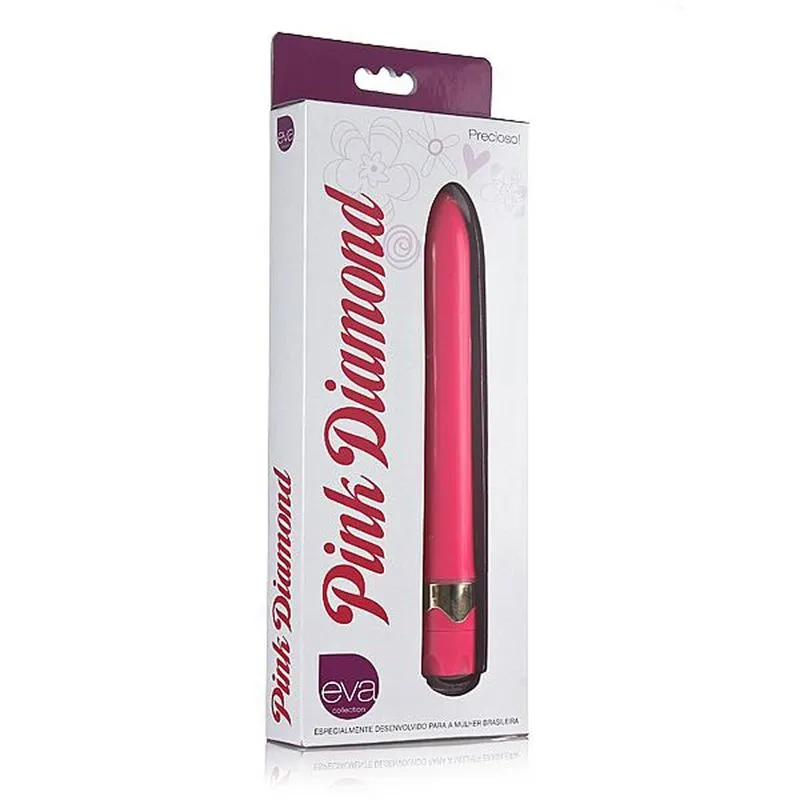 Vibrador Pink Diamond - Precioso - Eva Collection Adão e Eva - Miess