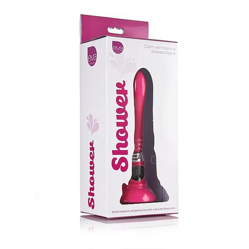 Vibrador Shower - Com ventosa e a prova d’água - Eva Collection Adão e Eva - Miess