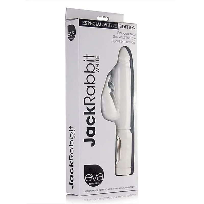 Vibrador Jack Rabbit White - ESPECIAL WHITE EDITION - Eva Collection Adão e Eva - Miess