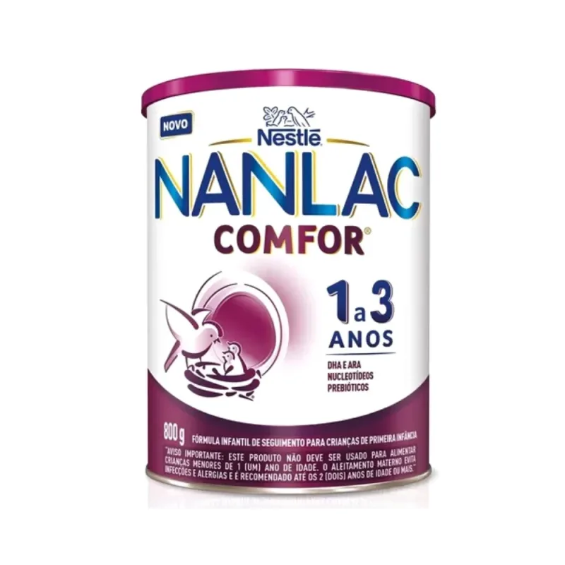 Fórmula Infantil em PÓ Nestlé Nanlac Comfor 1 A 3 Anos 800G - Nestlé