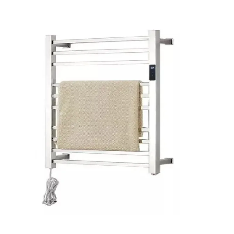 Toalheiro Térmico Grande Quadrado Inox Bivolt Timer Direito