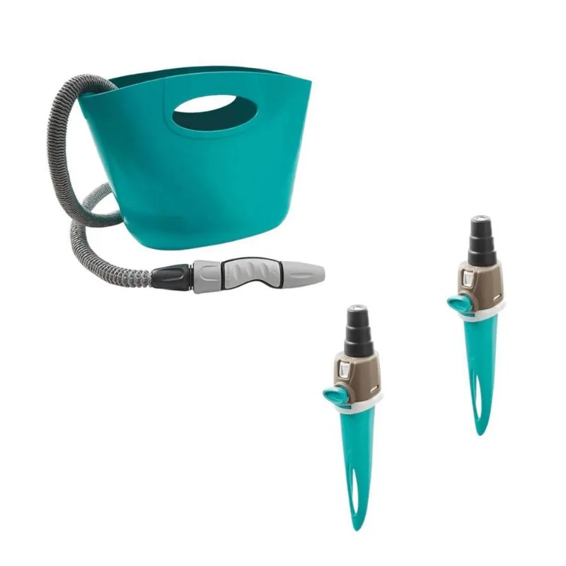 Conjunto Aquapop Azul + 2 Regadores Aquaflora Blue G.f.