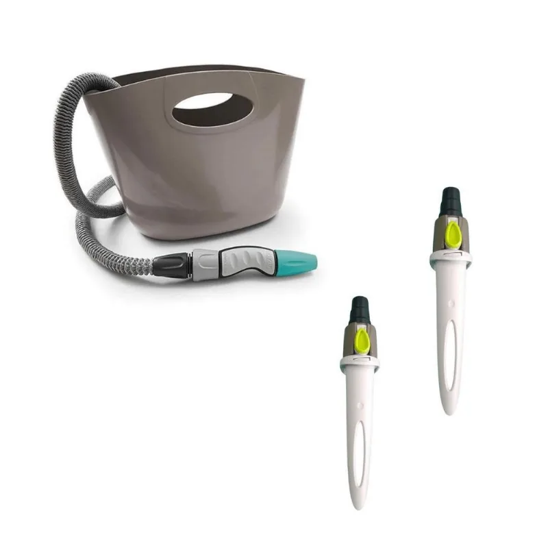 Conjunto Aquapop Cinza + 2 Regadores Aquaflora Grey G.f.