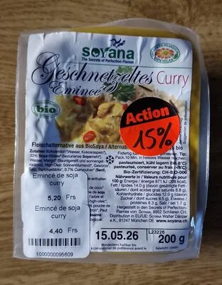 FW congelé émincé de soja