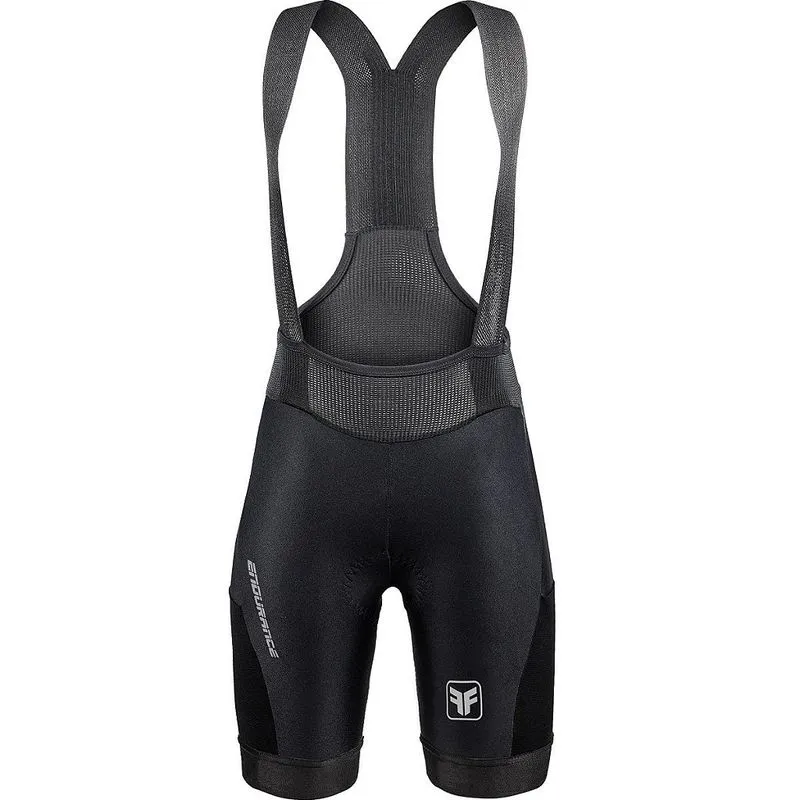 Bretelle ciclismo feminino Free Force Endurance gel c/ bolso P / Preto