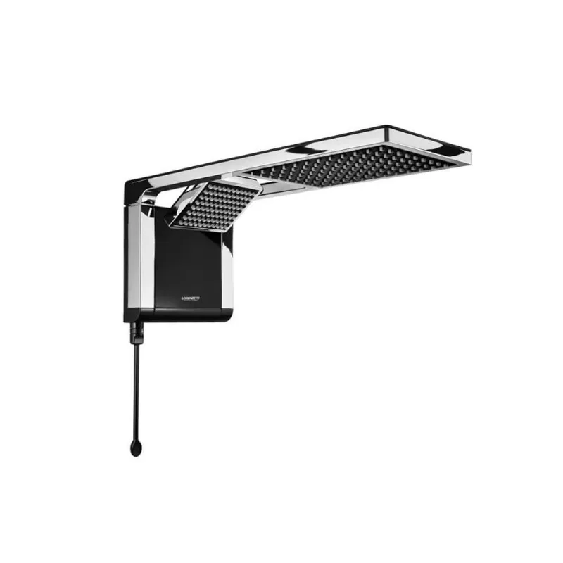 Chuveiro Elet. Lorenzetti Acqua Duo 220V 7800W Black/Cromado